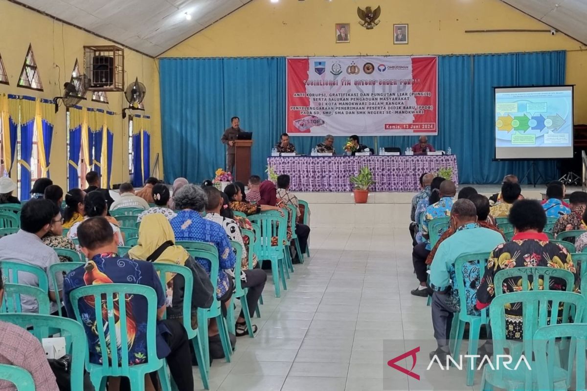 Satgas Saber Pungli wajibkan sekolah patuhi juknis PPDB Disdik Manokwari