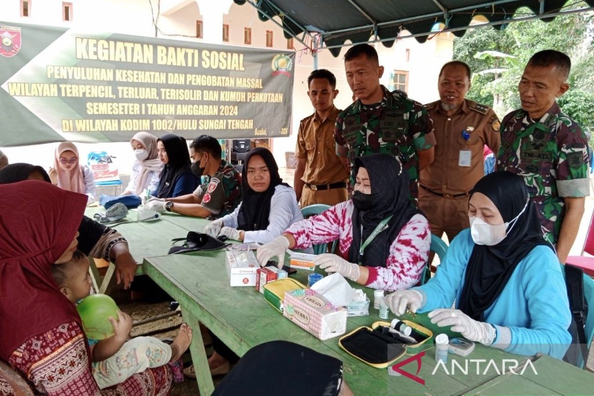 Kodim 1002/HST gelar bakti sosial di wilayah 3T