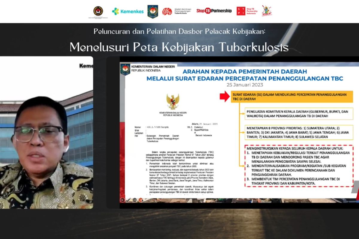 Kemendagri: 31,7 persen provinsi RI sudah membentuk TPD tuberkulosis