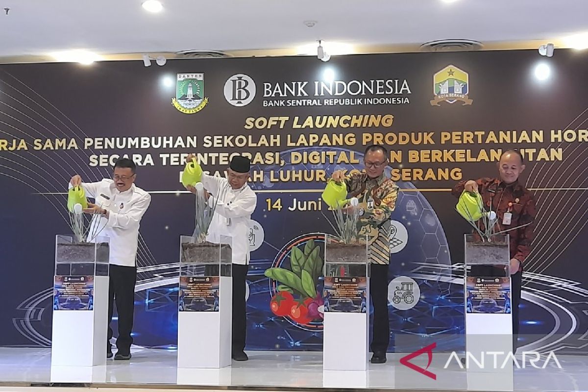 BI Banten luncurkan Program Sekolah Lapang Pertanian di Serang