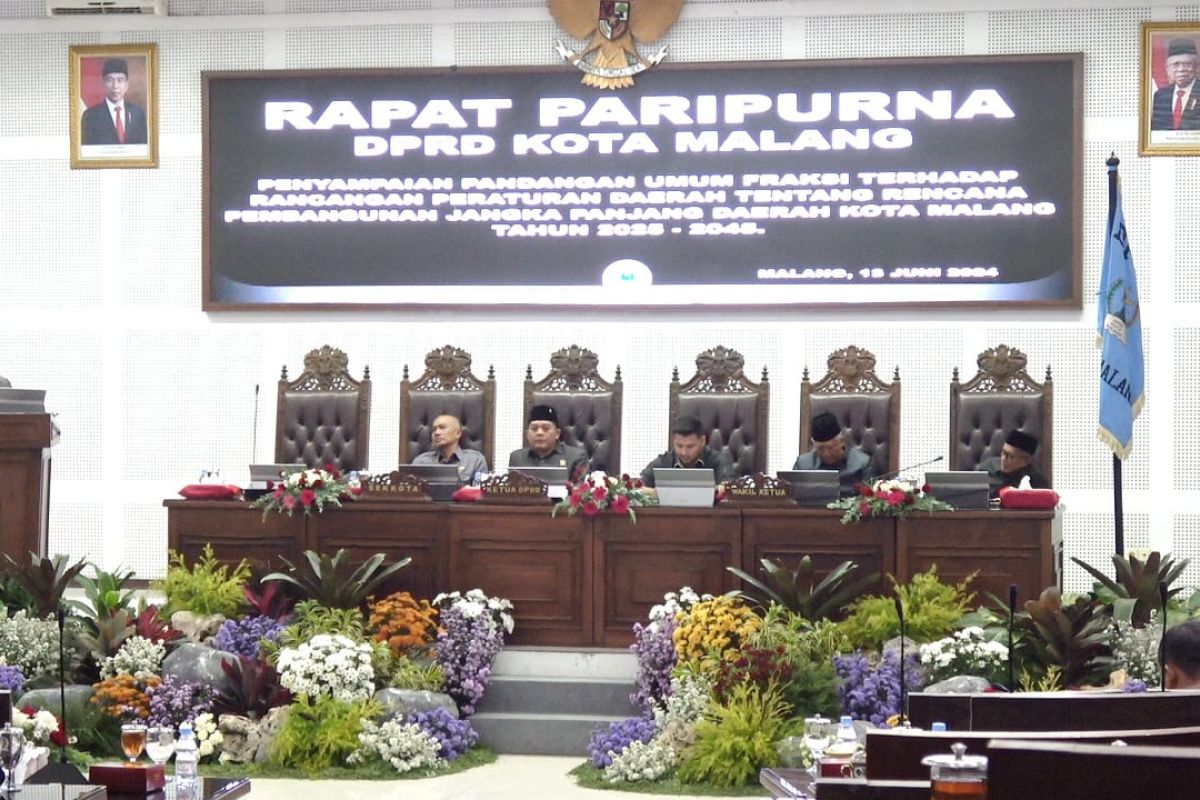 DPRD Kota Malang Targetkan RPJPD 2025-2045 rampung akhir Juni