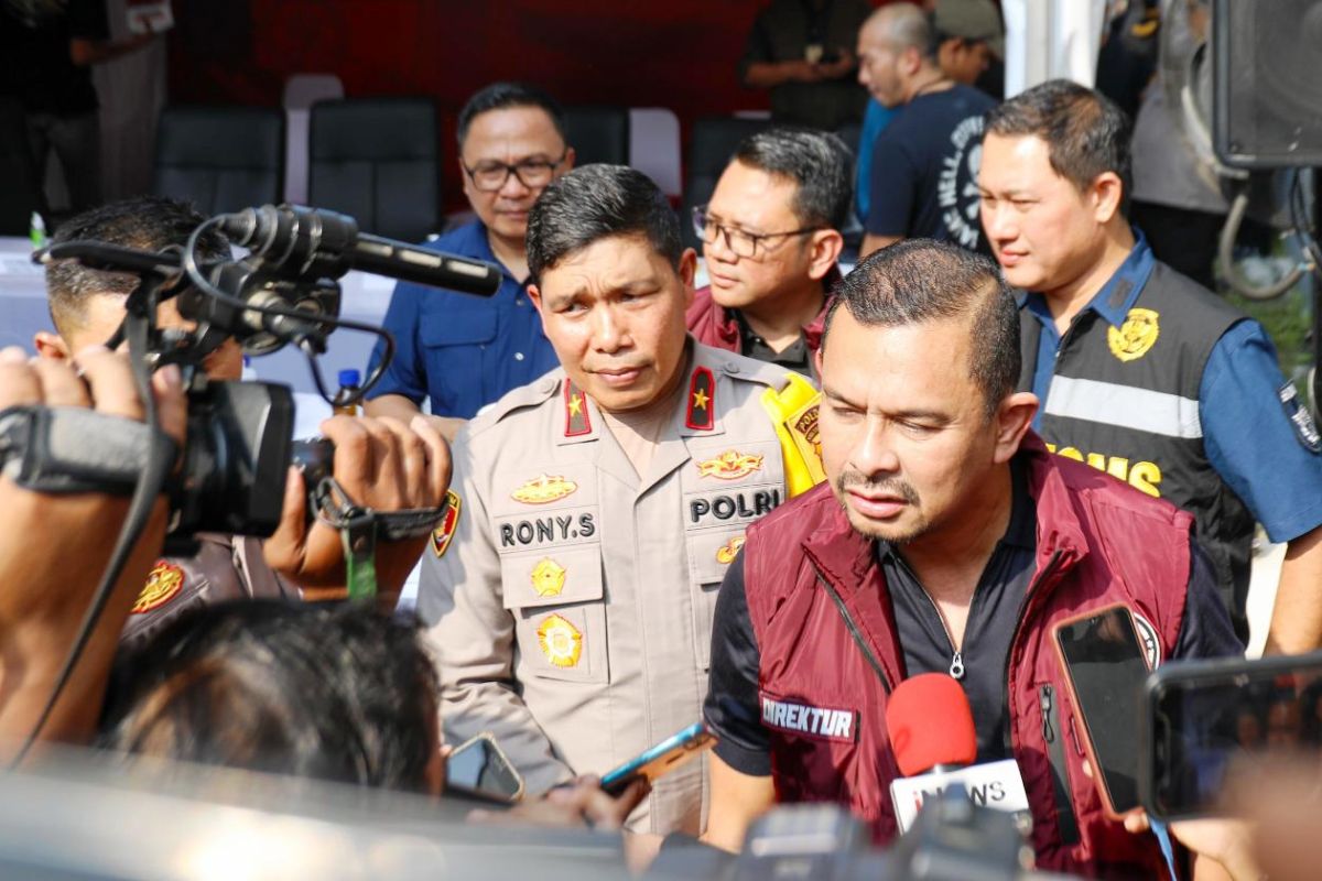 Bareskrim Polri gagalkan produksi 314 ribu butir ekstasi di Medan-Sumut