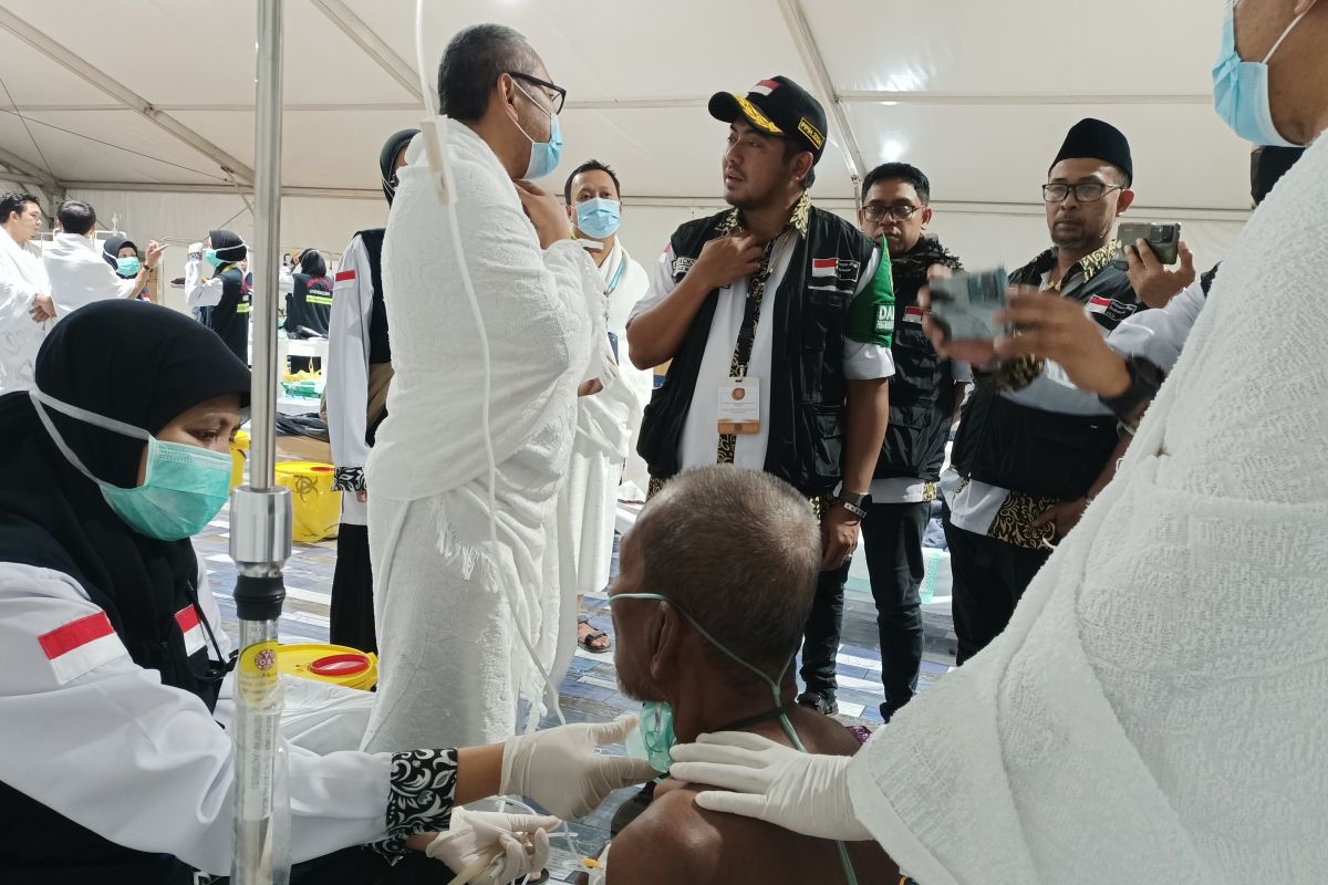 51 calon haji Indonesia masih jalani perawatan jelang wukuf