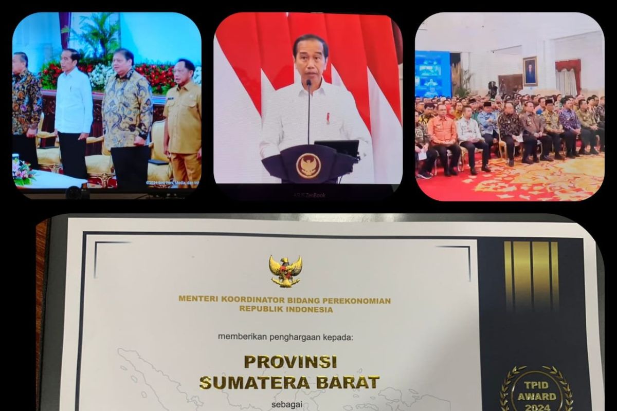 Provinsi Sumbar Berhasil Terpilih Sebagai Nominasi TPID Berkinerja Terbaik Kawasan Sumatera