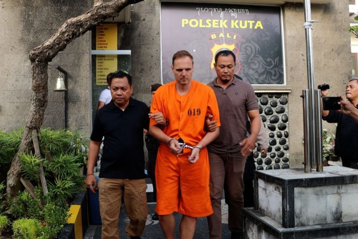 WNA Jerman pelaku pemukulan pengendara motor di Bali ditangkap polisi