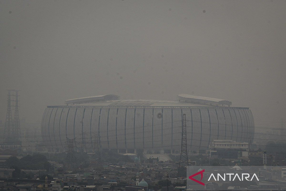 Senin, kualitas udara Jakarta masih tak sehat