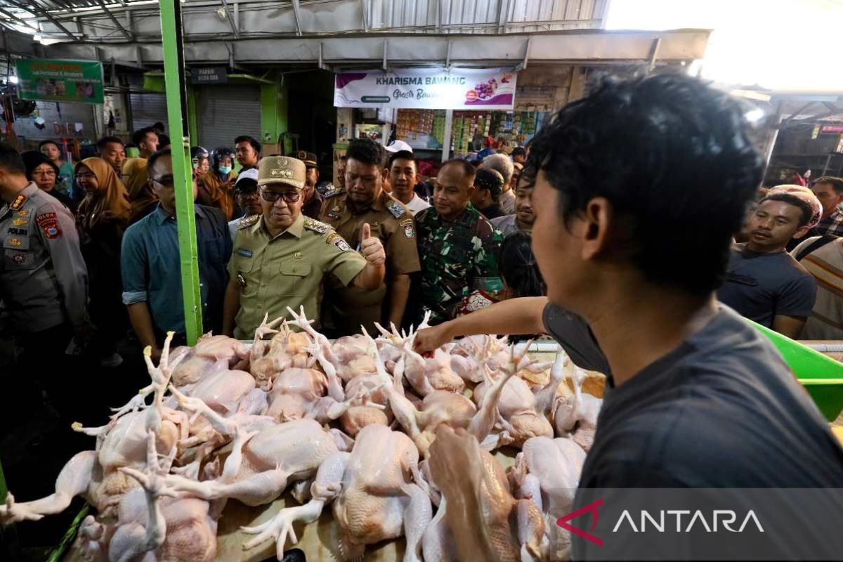 Pj Gubernur Sulsel dan Wali Kota Makassar cek stok pangan H-1 Idul Adha