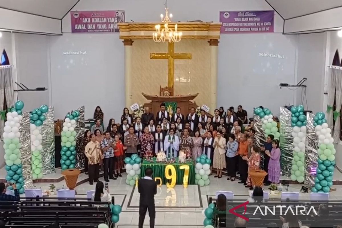 GMIM Paulus Wasian rayakan HUT ke-97 tahun