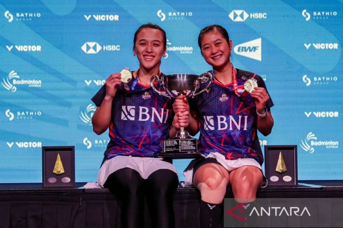 Hasil final Australian Open 2024: Ana/Tiwi raih gelar juara turnamen BWF Super 500