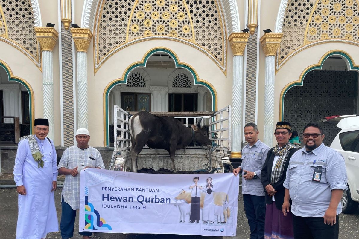 Rayakan Iduladha 1445 Hijriah, DSLNG berbagi kurban 17 ekor sapi