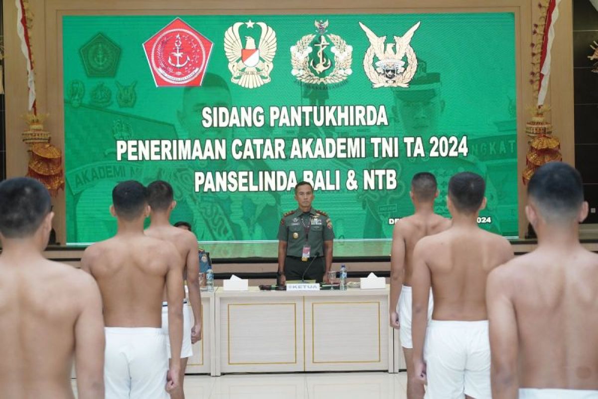 Sebanyak 84 calon taruna akademi TNI Bali dan NTB jalani tes terakhir