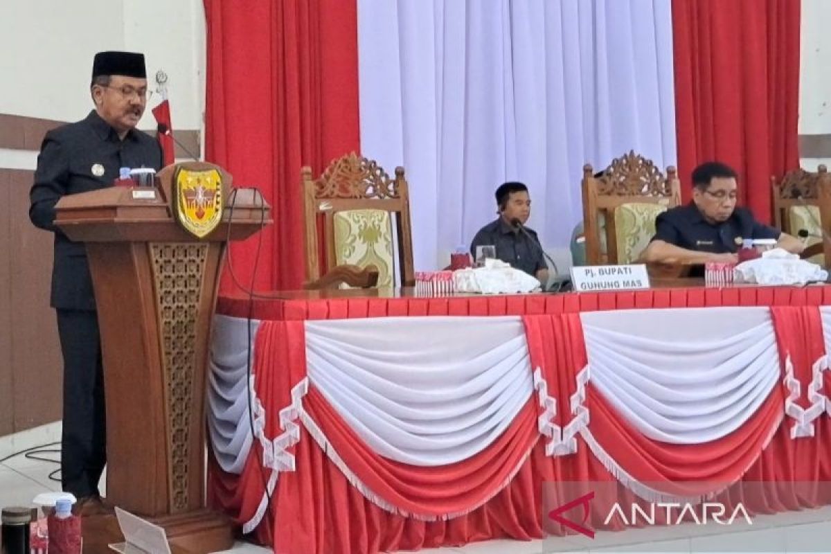 Penjabat Bupati Gumas paparkan pertanggungjawaban pelaksanaan APBD 2023