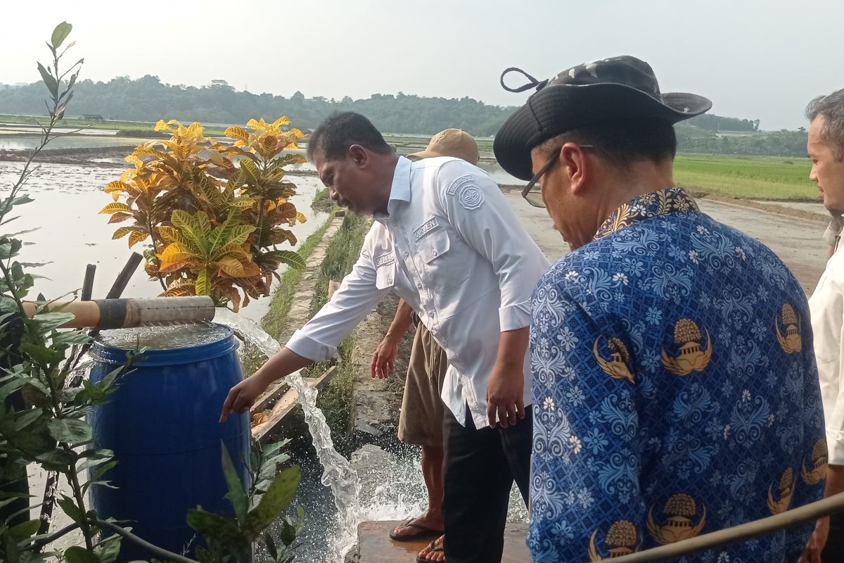 Pemkab Lebak berharap pompa bantuan Kementan dapat atasi kesulitan air.