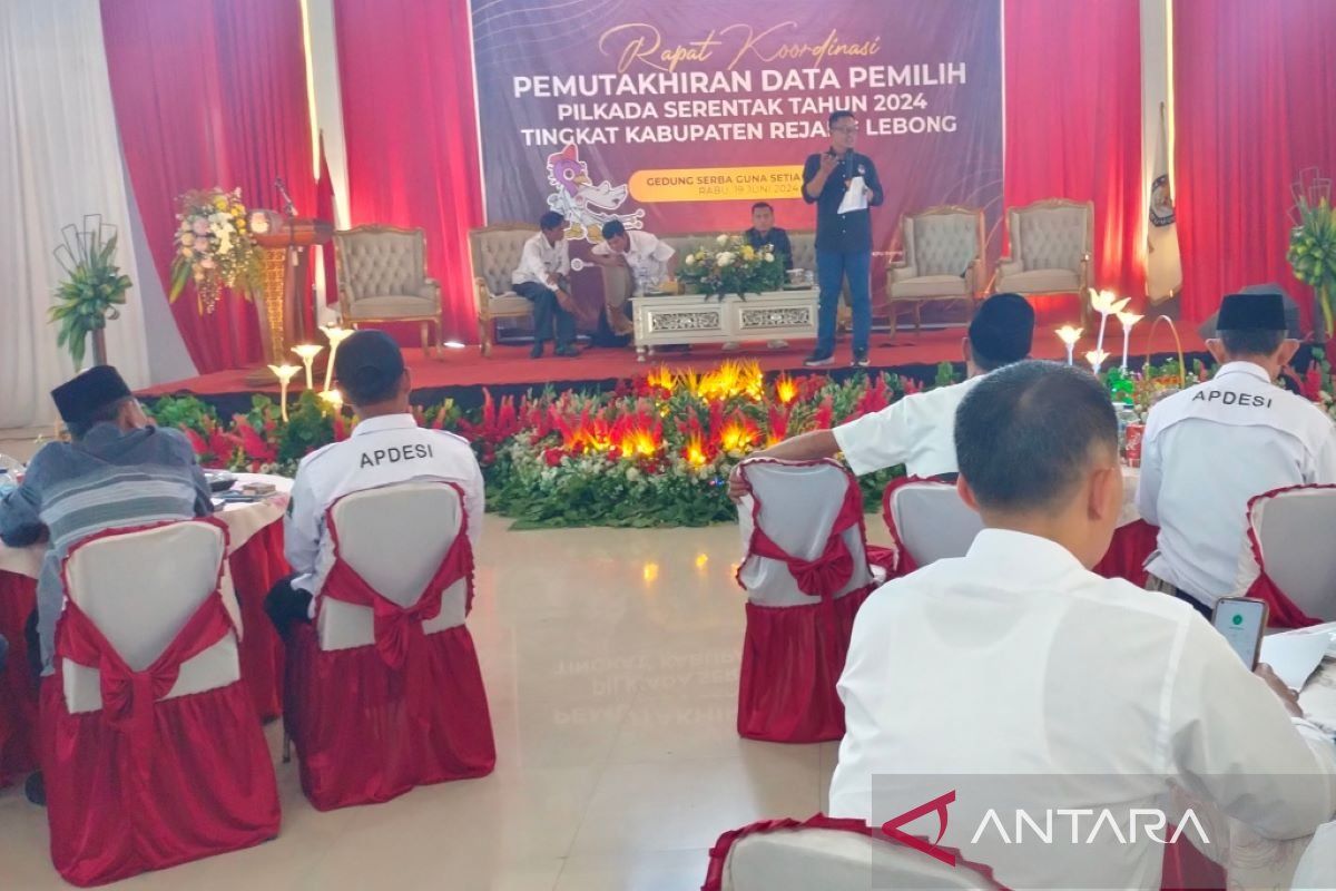 KPU Rejang Lebong minta 156 kades bantu pemutakhiran data pemilih