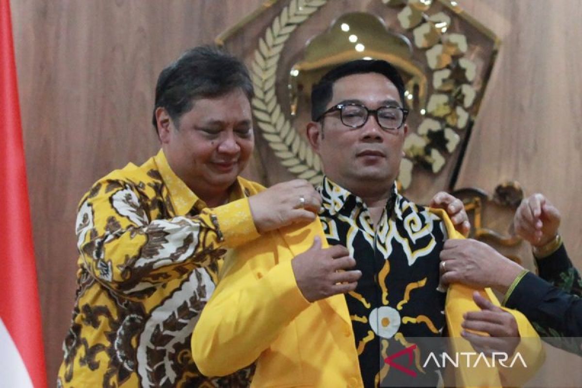 Ridwan Kamil didukung Partai Golkar maju Pilkada Jabar 2024