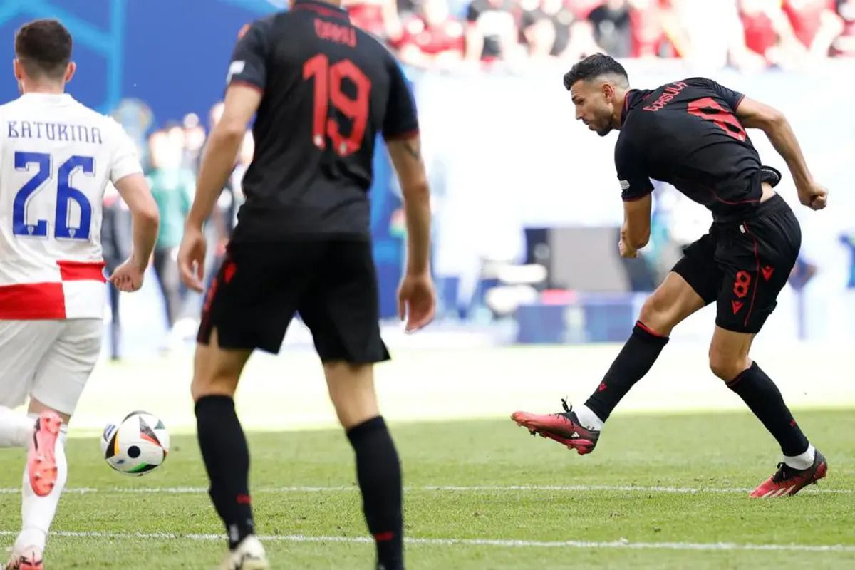 Laga Kroasia vs Albania berakhir imbang  2-2 di Piala Eropa