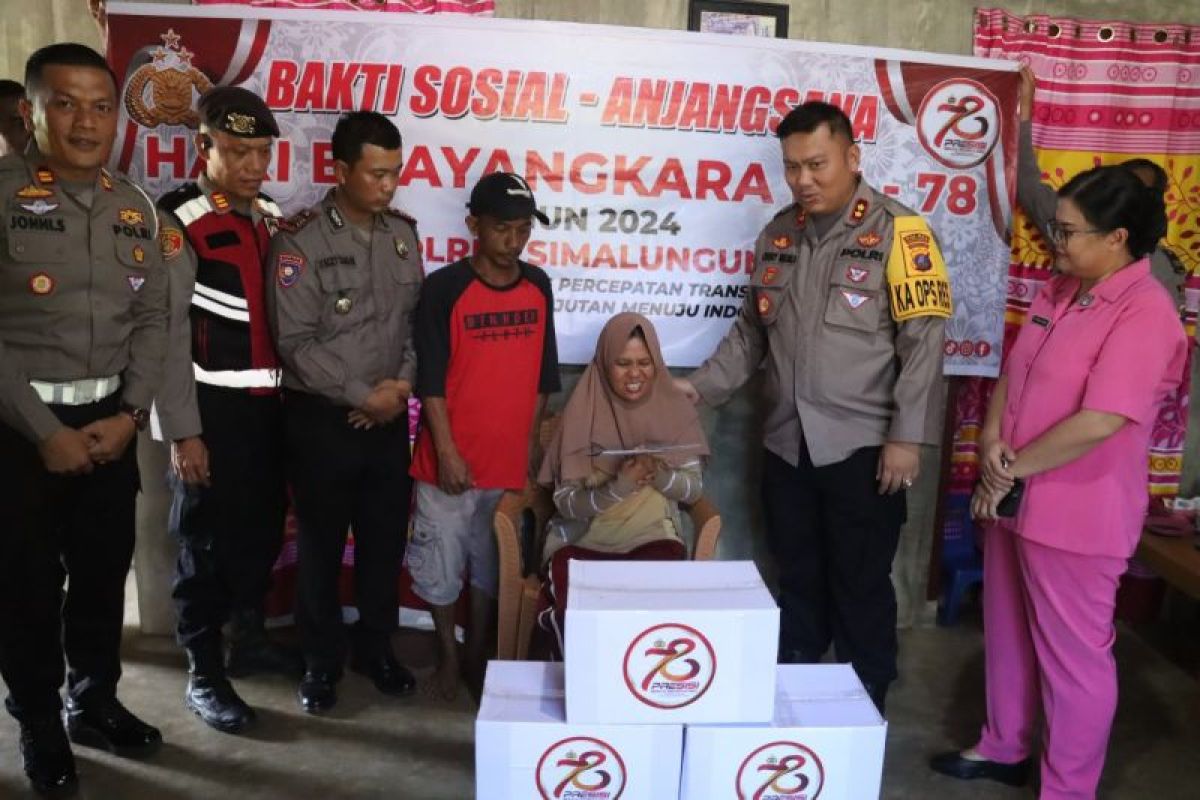 Peringati Hari Bhayangkara, ini yang dilakukan Kapolres Simalungun