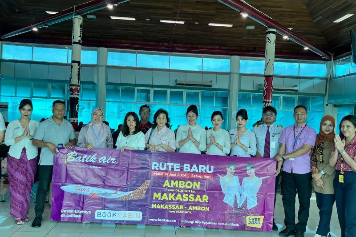 Batik Air tambah frekuensi penerbangan rute Ambon-Makassar