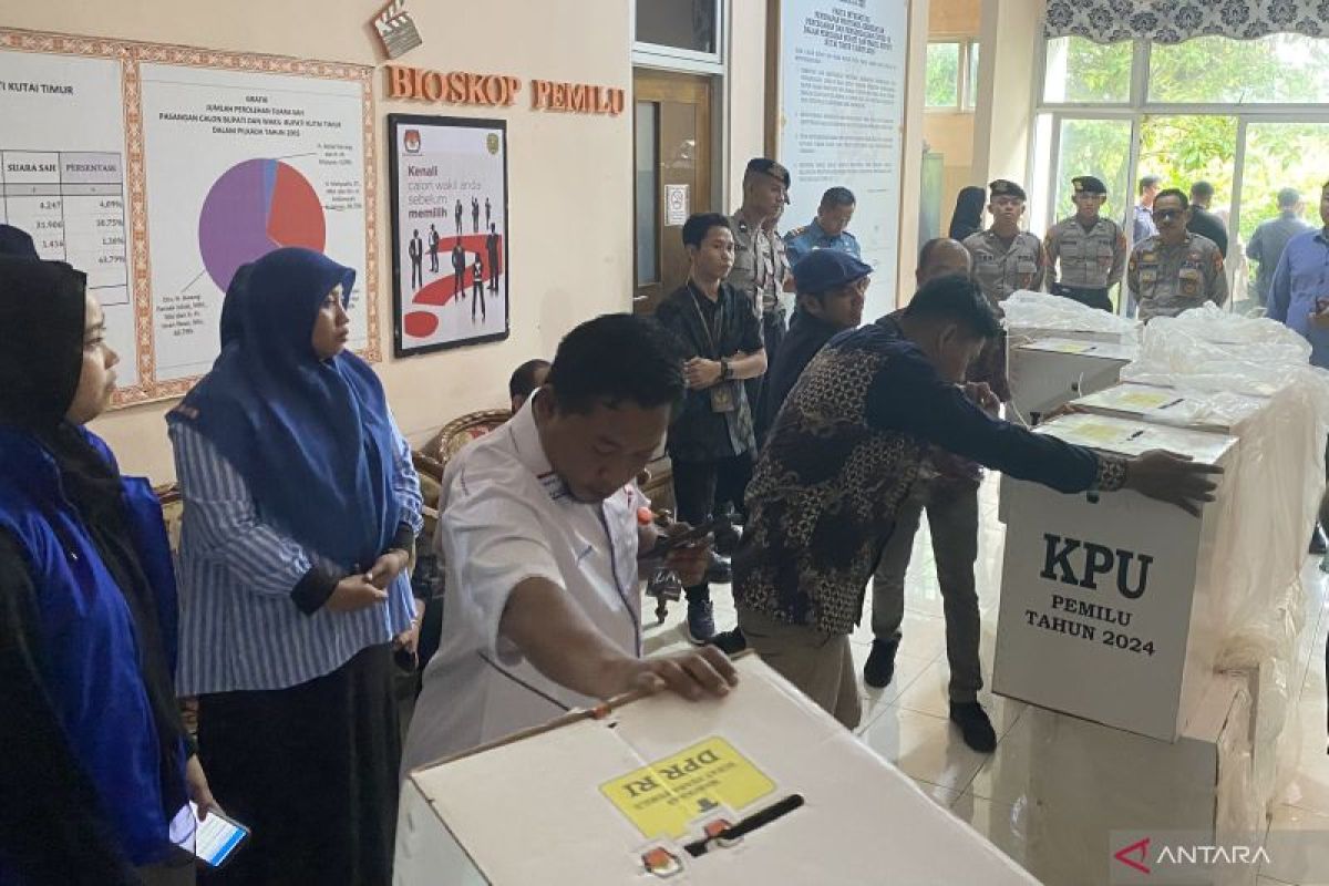 KPU Kutim lakukan persiapan perhitungan ulang surat suara