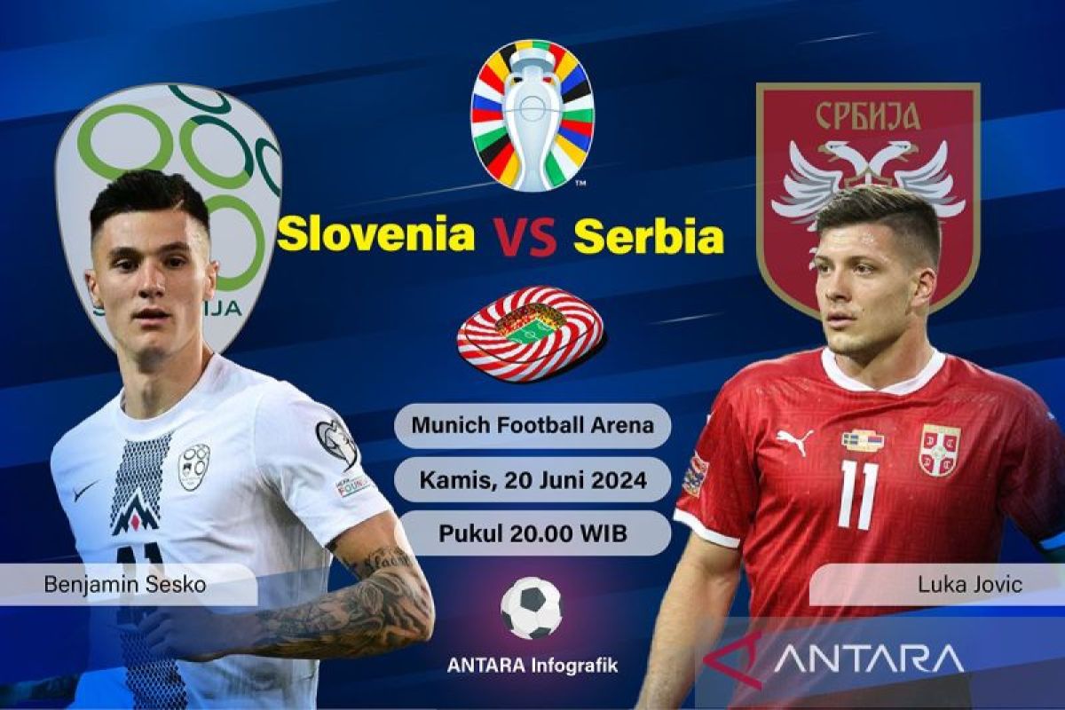 Euro 2024: Timnas Slovenia kontra Serbia, duel sengit dua balkan