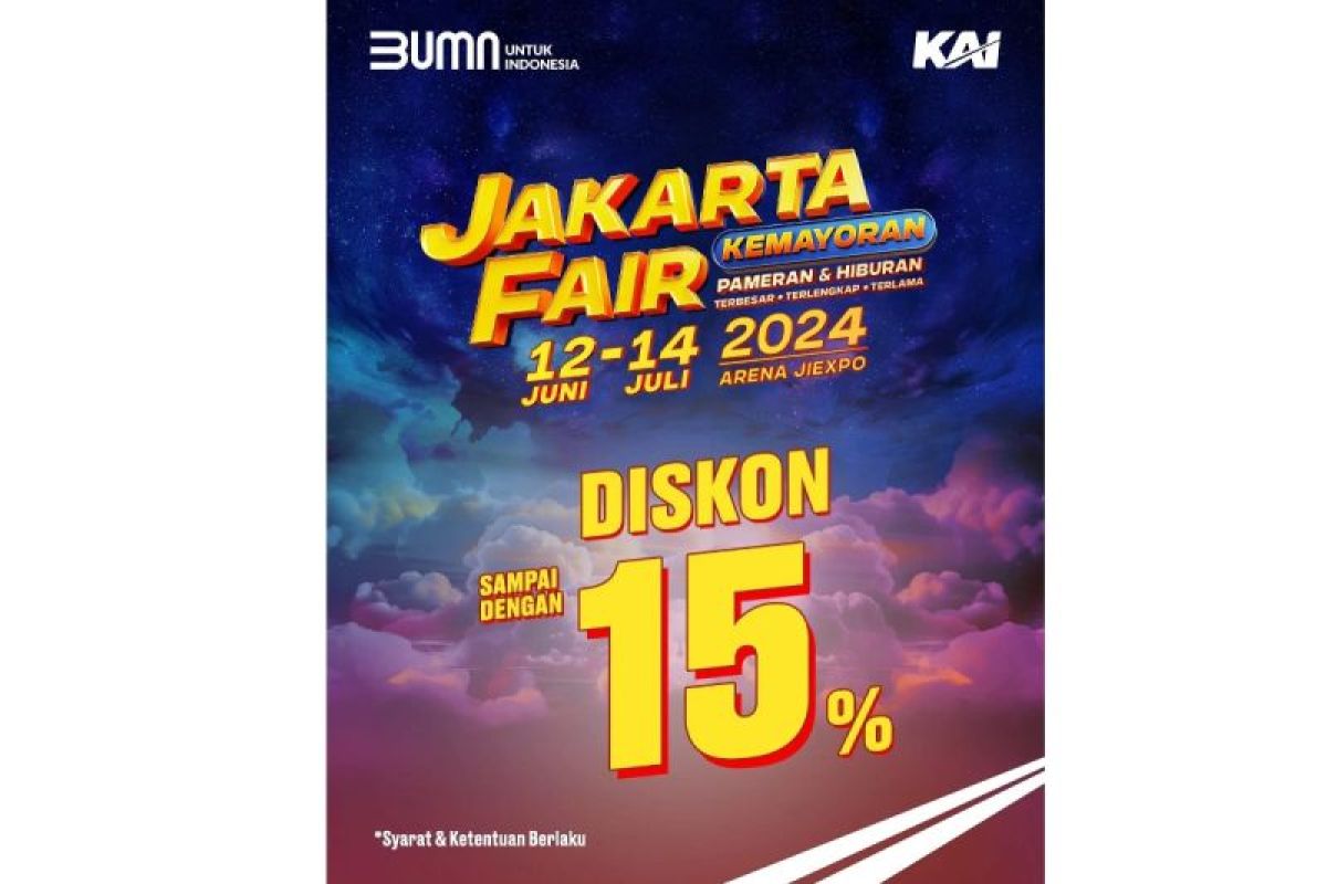 Ramaikan Event Jakarta Fair Kemayoran, KAI Hadirkan Diskon Tiket KA Hingga 15%