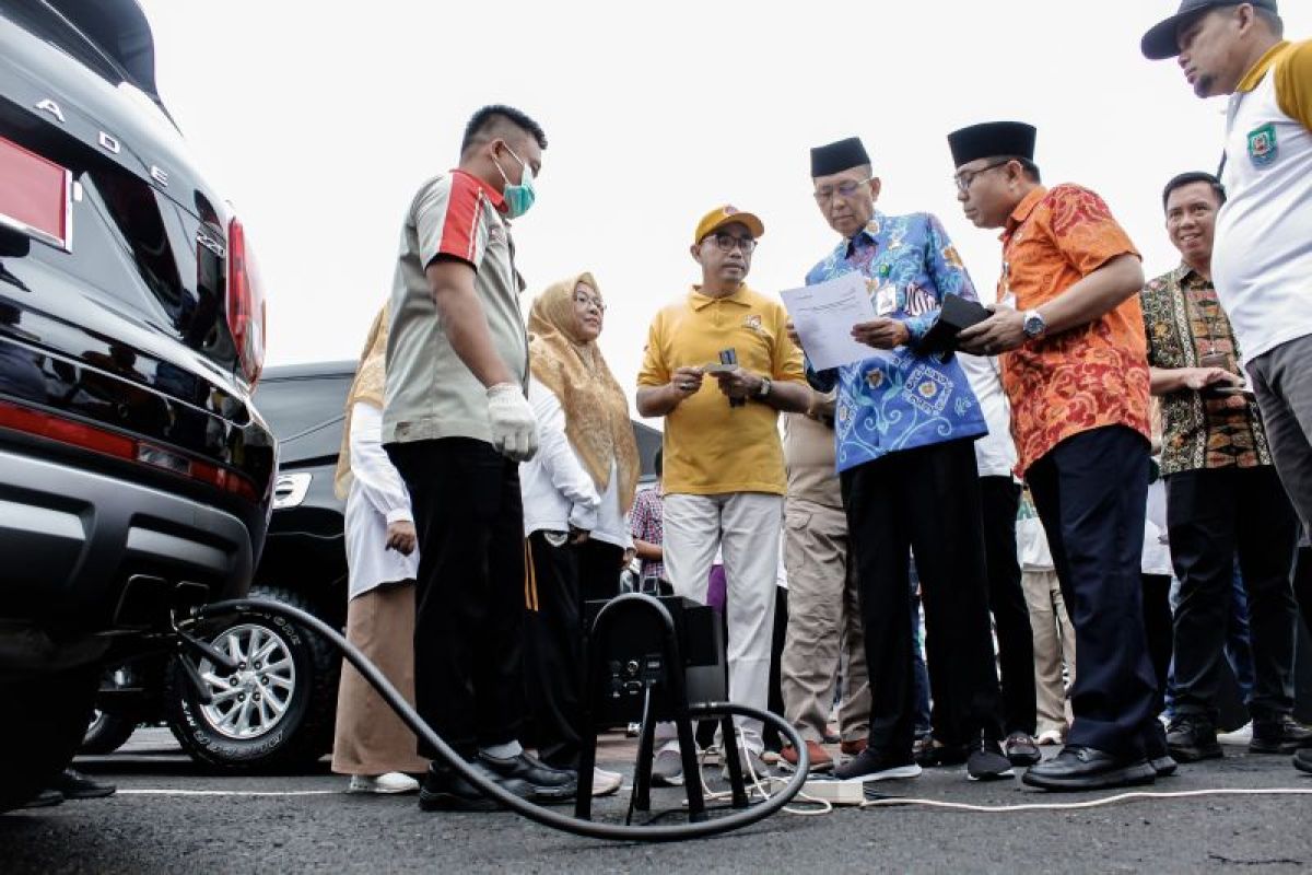 Pemprov Bengkulu uji emisi kendaraan dinas agar tak cemari udara