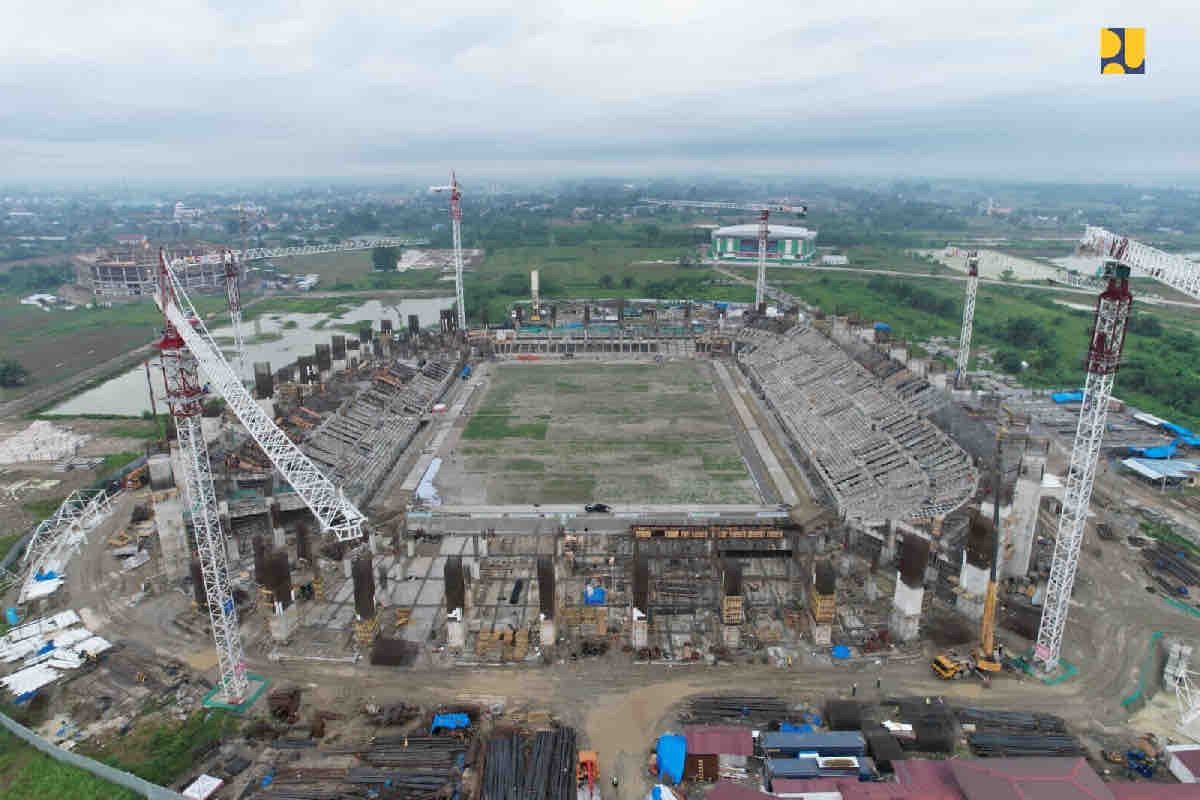 Basuki: Pembangunan Stadion Utama dukung PON di Sumut capai 52 persen