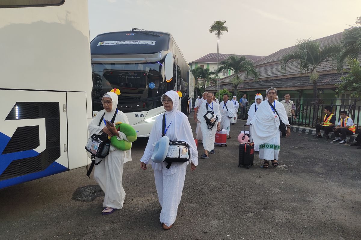 Kloter haji pertama Lampung dijadwalkan tiba Minggu