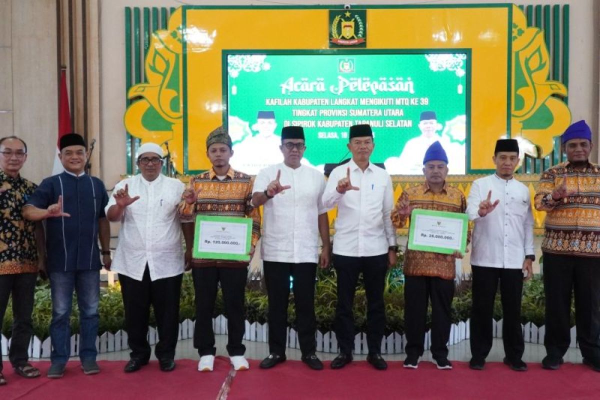 Langkat kirim 48 qori dan qoriah MTQ Sumut di Sipirok