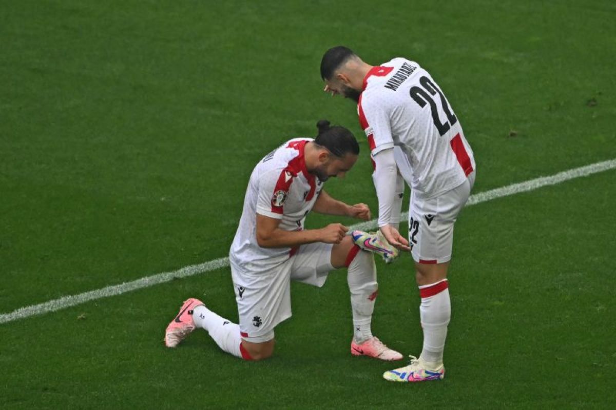 Piala Eropa 2024 - Georgia torehkan poin pertama setelah ditahan imbang Republik Ceko 1-1