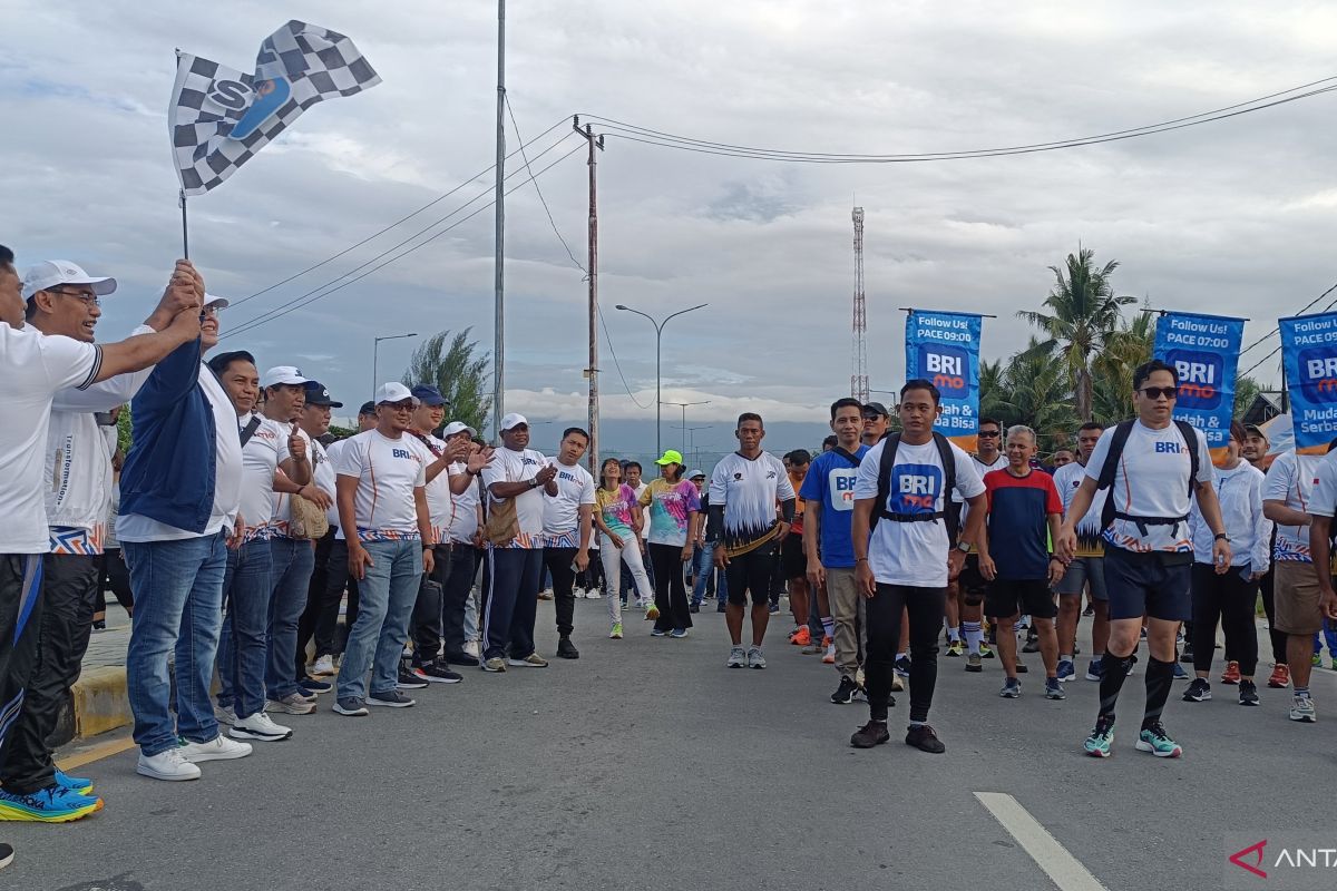 BRI Jayapura gelar Car Free Day bareng BRImo