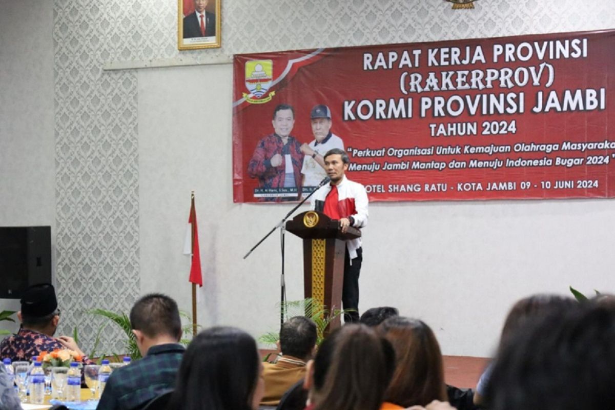 Ketua DPRD Provinsi Jambi Edi Purwanto hadiri Rakerprov Kormi Jambi