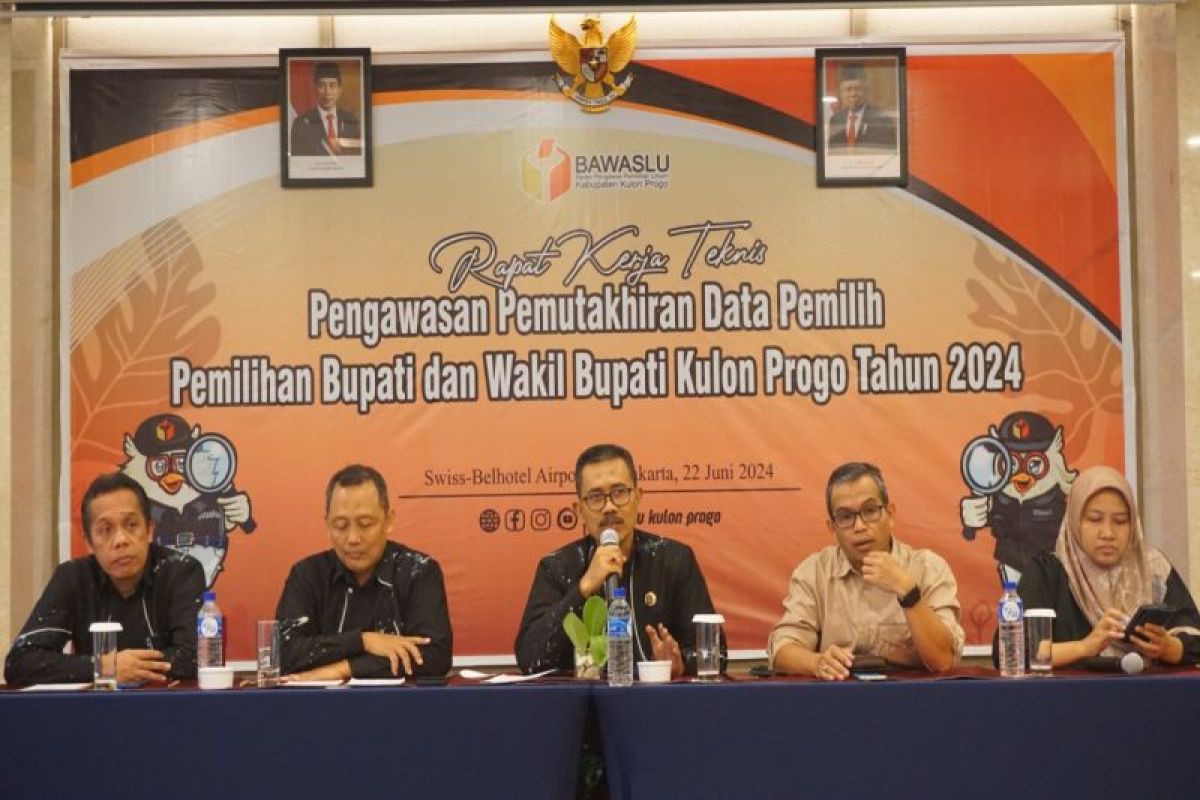 Bawaslu Kulon Progo adakan rakernis pemutakhiran data pemilih Pilkada 2024