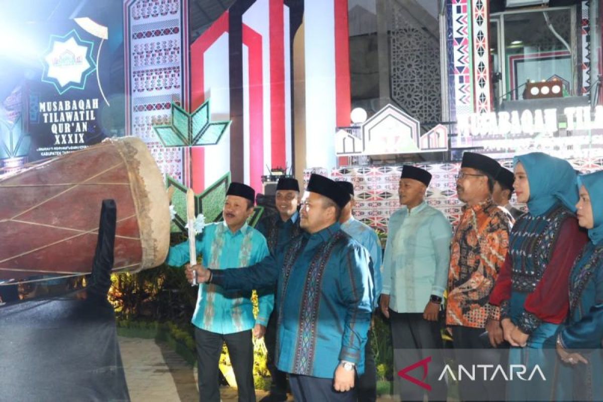 Buka MTQ Ke-39 Sumut di Tapsel, begini pesan penjabat Gubernur Hassanudin