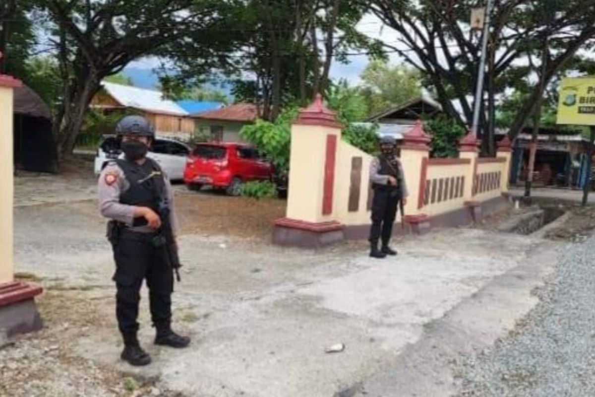 Polisi lakukan pengejaran empat tahanan yang kabur dari Polsek Biromaru