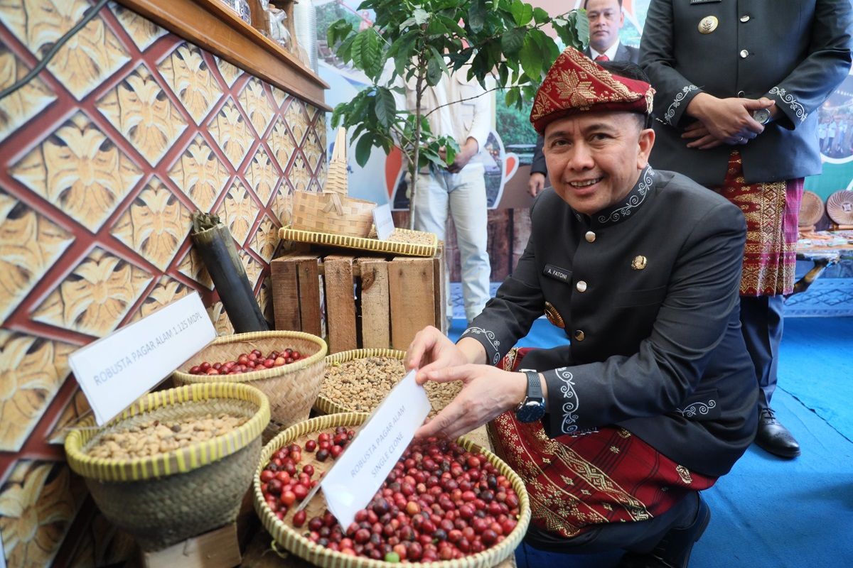 Pj Gubernur Sumsel tak henti promo kopi khas daerah