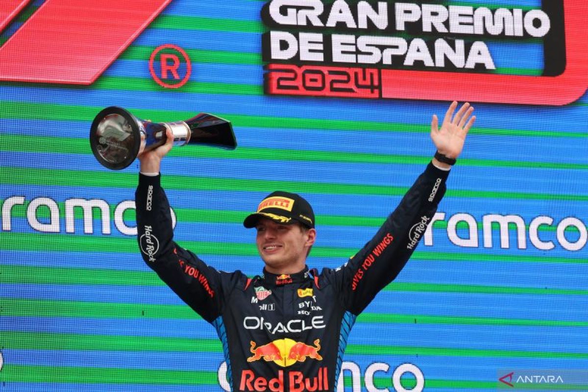 Pembalap Verstappen garis bawahi kemenangannya di Spanyol