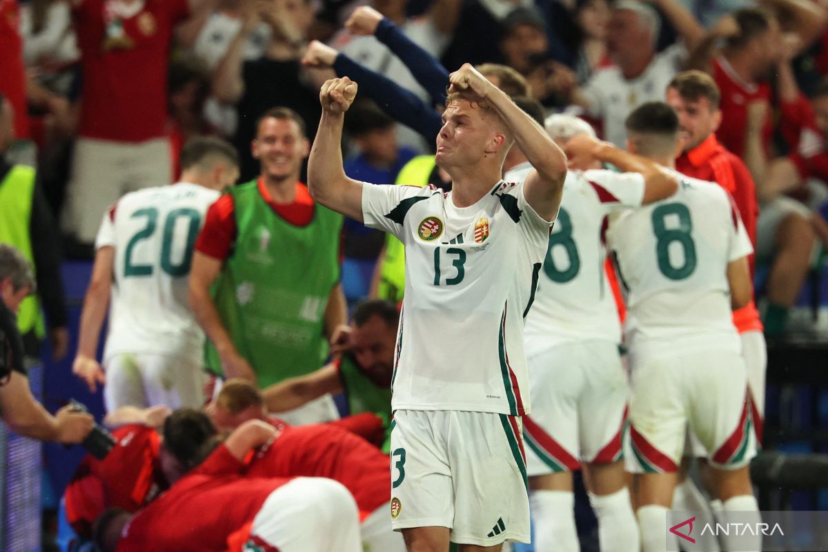 Piala Eropa - Hungaria jaga asa lolos ke 16 besar setelah taklukkan Skotlandia 1-0