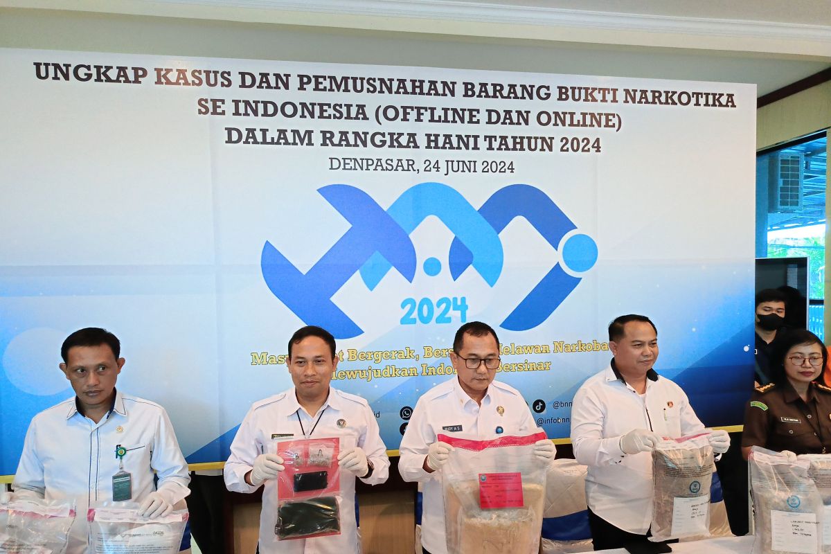 BNN Bali ungkap 24 tersangka pengedar narkoba dari berbagai jaringan