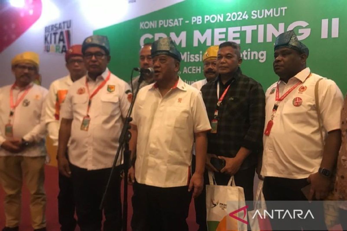 KONI Pusat berharap arena-arena PON 2024 rampung akhir Juli