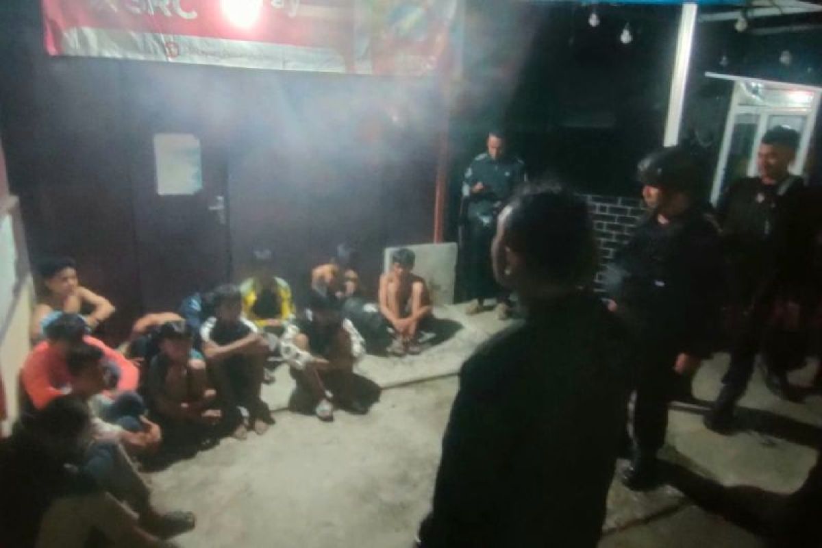 Brimob Polda Sumut tangkap 13  remaja yang hendak tawuran