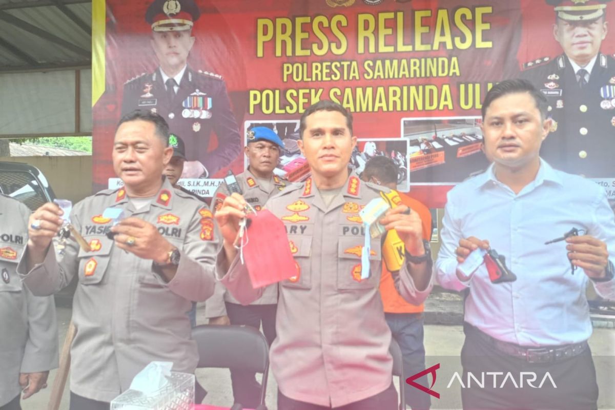 Polresta Samarinda amankan  pencuri 21 unit motor