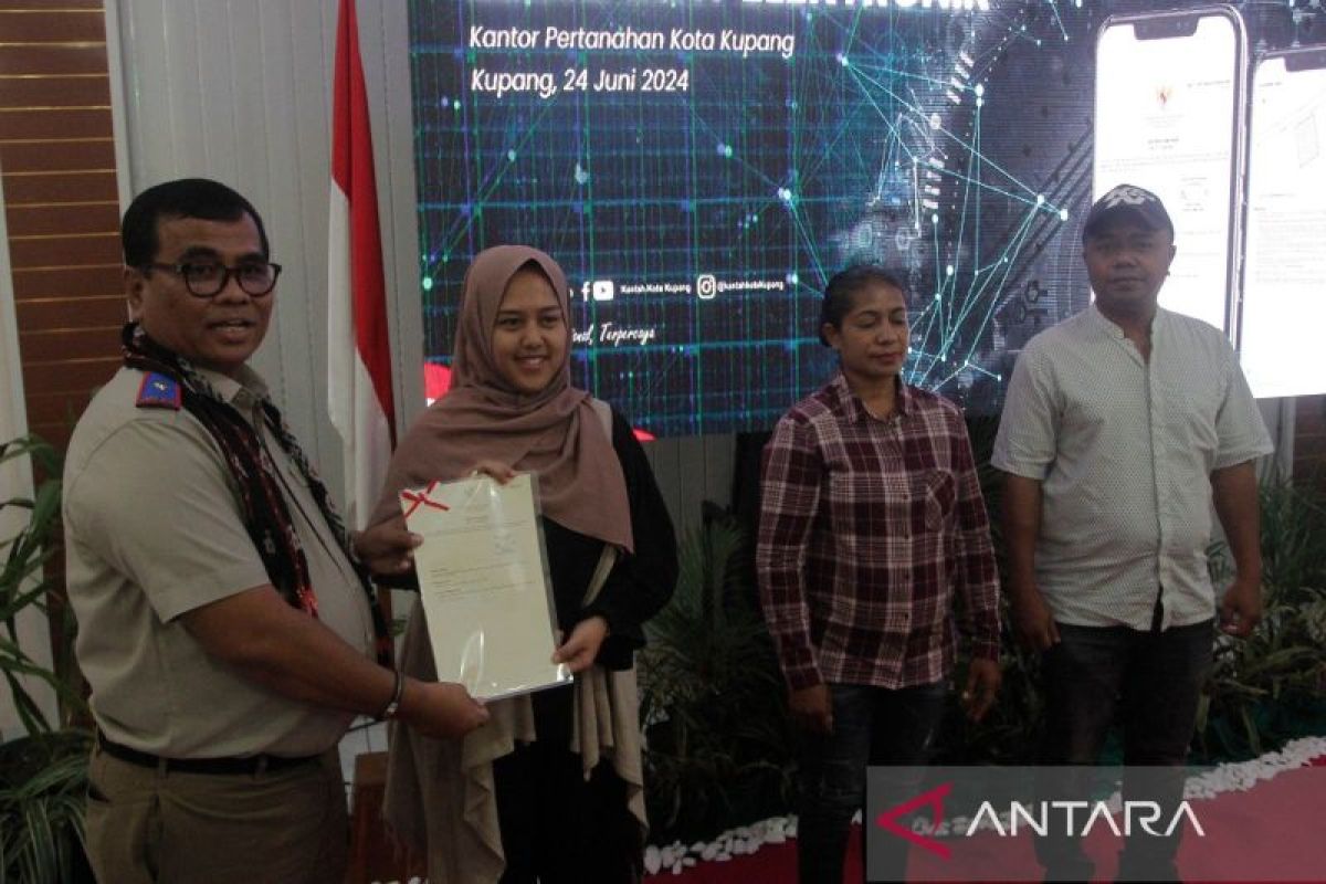 Kantor ATR/BPN Kota Kupang luncurkan program sertifikat elektronik