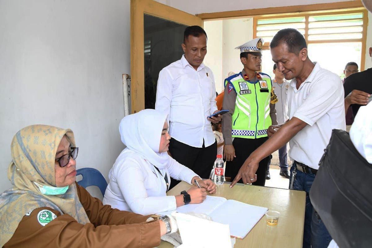 Polres Aceh Timur tes narkotika sopir angkutan umum