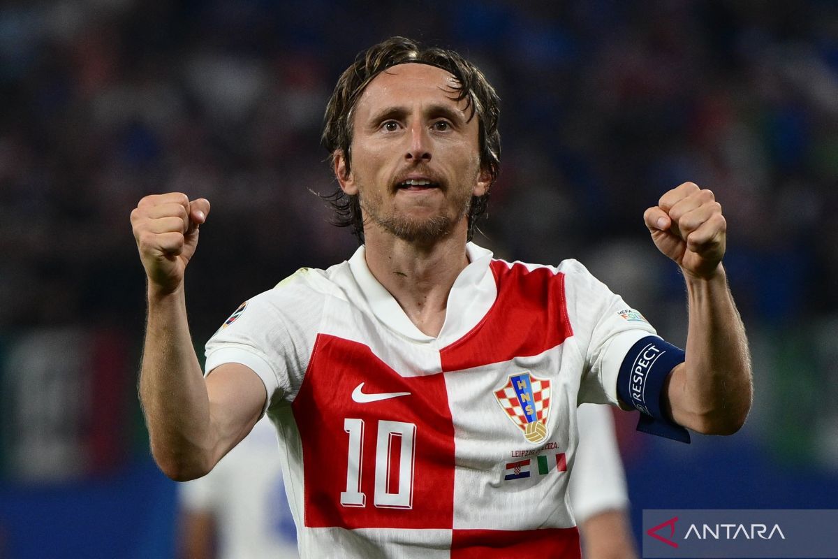 Piala Eropa 2024 - Luka Modric jadi pencetak gol tertua sementara Euro