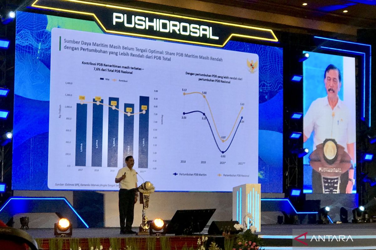 Luhut soroti pentingnya Pushidrosal, usul anggaran diperbesar