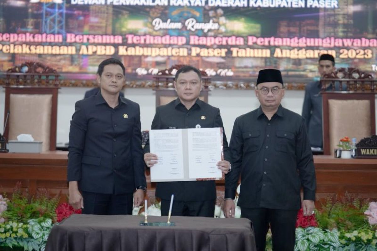 Bupati Paser apresiasi kinerja DPRD cermati pelaksanaan APBD 2023