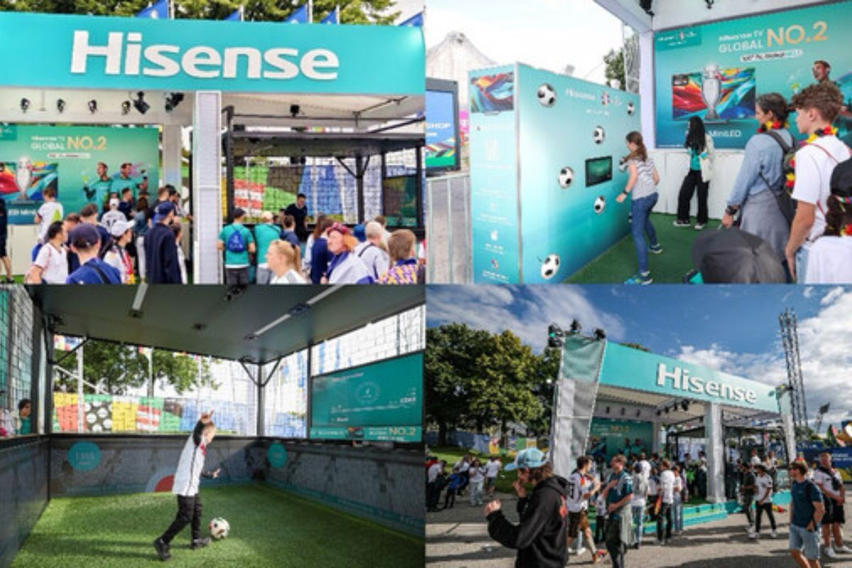 Hisense Semakin Memeriahkan Suasana UEFA EURO 2024™ Lewat "Fan Zones" yang Menarik