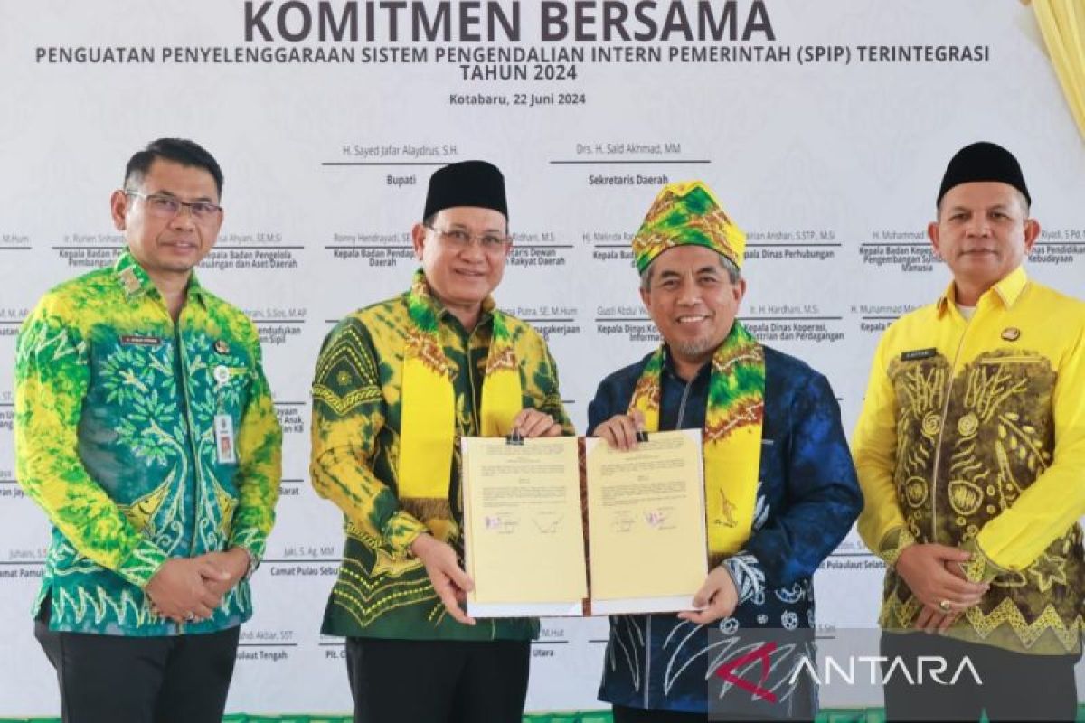 Pemkab Kotabaru tandatangani kesepakatan dengan BPKP Prov Kalsel