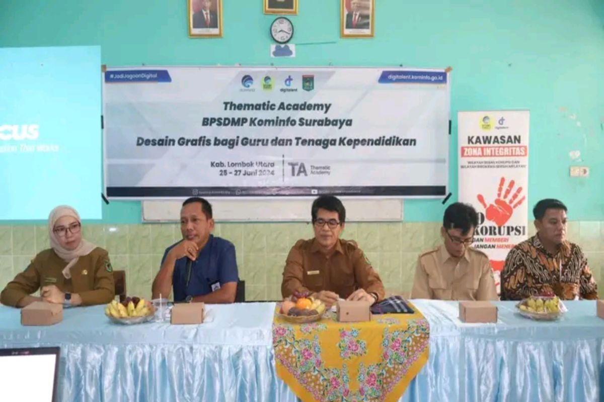 Pemkab Lombok Utara tingkatkan keterampilan digital tematik guru